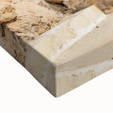 Black and white landscape art painting of Crete, Greece on stretched canvas, suitable for bedroom wall decor.