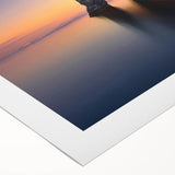 Art deco poster of Iceland's landscape on rolled canvas, featuring muted earth tones, ideal for dining room wall art.