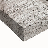 Black and white landscape art painting of the Amalfi Coast on stretched canvas, ideal for bedroom wall art.