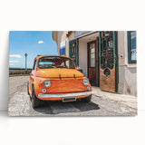 Black and white large canvas print of the Amalfi Coast, ideal for kitchen wall art.