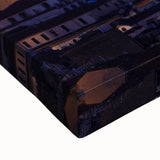 Large art of Florence landscape on stretched canvas in black and white, ideal for bedroom wall decor.