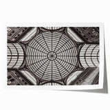 Rolled print of Naples, Italy with vibrant floral accents, ideal for art wall dining room decor.