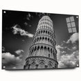 Acrylic print of Pisa, Italy scenery in muted earth tones, suitable for bedroom or dining room decor.