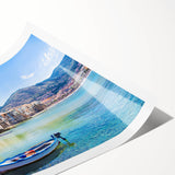 Extra large wall art featuring line art flowers in neutral tones on a rolled print, ideal for large living room decor.