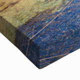 Black and white landscape painting of Sicilian scenery on large stretched canvas, suitable for bedroom wall art.