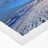 Art deco poster of a European scenery in Latvia, featuring muted earth tones on rolled canvas.