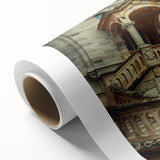 Art Deco-style poster depicting the vibrant Monaco scenery on rolled canvas, ideal for nursery wall art or dining room decor.