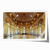 Rolled print of Porto, Portugal scenery in muted earth tones, ideal for art wall in dining room.