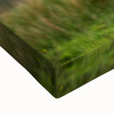 Black and white landscape art painting of a Scottish scenery on stretched canvas, suitable for bedroom wall art.