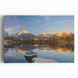 Black and white photograph of a European cityscape on stretched canvas, ideal for kitchen wall art or bedroom ambiance.