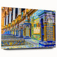 Acrylic print of Andalucía, Spain, featuring vibrant hues and abstract style, ideal for dining room decor.