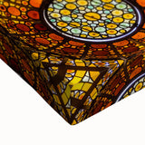 Black and white landscape art painting of Barcelona on stretched canvas, suitable for bedroom wall decor.