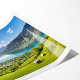 Extra large wall art featuring line art flowers, set against a pastel backdrop, ideal for large living room decor.