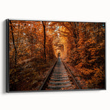 Black and white wall art featuring a vintage landscape of a European scenery on framed canvas, ideal for bedroom decor.