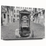 Acrylic print of the Vatican scenery in muted earth tones, suitable for bedroom or dining room decor.