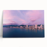Black and white stretched canvas of Acapulco scenery, ideal for kitchen wall art or bedroom ambiance.
