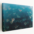 Large stretched canvas depicting the Baja California scenery in muted earth tones, suitable for kitchen wall art.