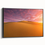 Black and white framed canvas of Dubai skyline, ideal for bedroom wall art.