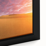 Extra large framed canvas featuring a textured depiction of Dubai skyline in black with colorful highlights.