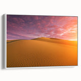 Vintage poster art of Dubai skyline in vibrant colors on extra large framed canvas, ideal for living room decor.