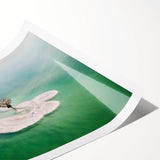 Extra large wall art featuring line art flowers, subtle pastel colors on a rolled print, ideal for large living room decor.