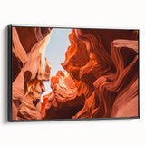 Black and white wall art featuring a vintage poster-style landscape of Jordan on a framed canvas, suitable for bedroom decor.