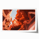 Extra large rolled print of Middle Eastern Jordan scenery, in muted earth tones, ideal for art wall dining room.