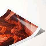 Extra large wall art featuring line art flowers in muted earth tones on a rolled print, suitable for large living room decor.