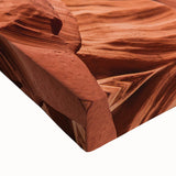 Black and white landscape painting of Jordanian scenery on large stretched canvas, suitable for bedroom wall art.