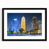 Extra large abstract art print featuring a vibrant.