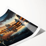 Extra large wall art featuring line art flowers in muted earth tones on rolled print, suitable for large living room decor.