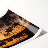 Extra large wall art featuring line art flowers on a rolled print, with neutral tones, ideal for large living room decor.