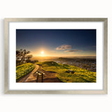 Textured abstract art print of Auckland skyline in muted gray and silver tones on a framed canvas, ideal for bedroom art.