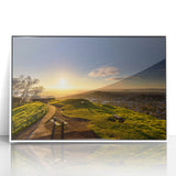 Art deco poster of Auckland skyline in pastel hues on white acrylic, ideal for modern nursery wall art.