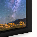 Extra large black wall art featuring a textured depiction of Canterbury, New Zealand, in vibrant colors on a framed canvas.