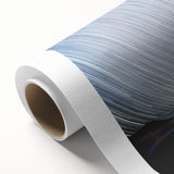 Art deco poster of Taranaki, New Zealand scenery in muted earth tones on rolled canvas, ideal for nursery wall art.