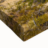 Black and white landscape art painting of an Argentinian scenery on stretched canvas, ideal for bedroom wall art.