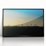 Large abstract wall art of a Brazilian landscape in muted earth tones, framed in black acrylic.