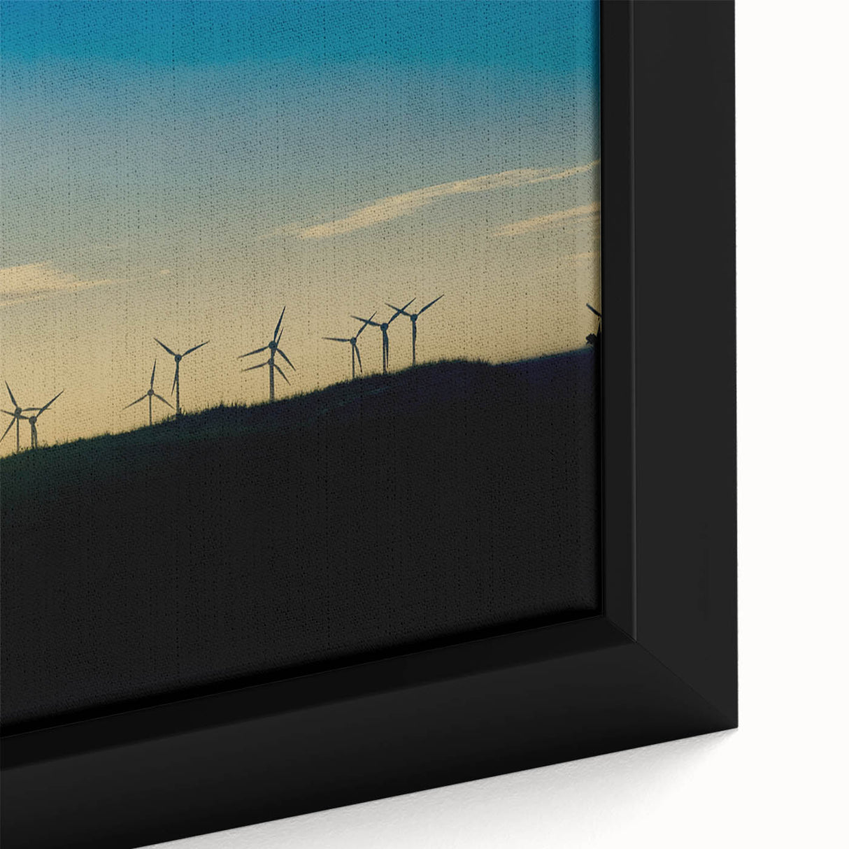 Extra large framed canvas featuring a textured depiction of a Brazilian scenery in vibrant, colorful art.
