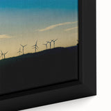 Extra large framed canvas featuring a textured depiction of a Brazilian scenery in vibrant, colorful art.