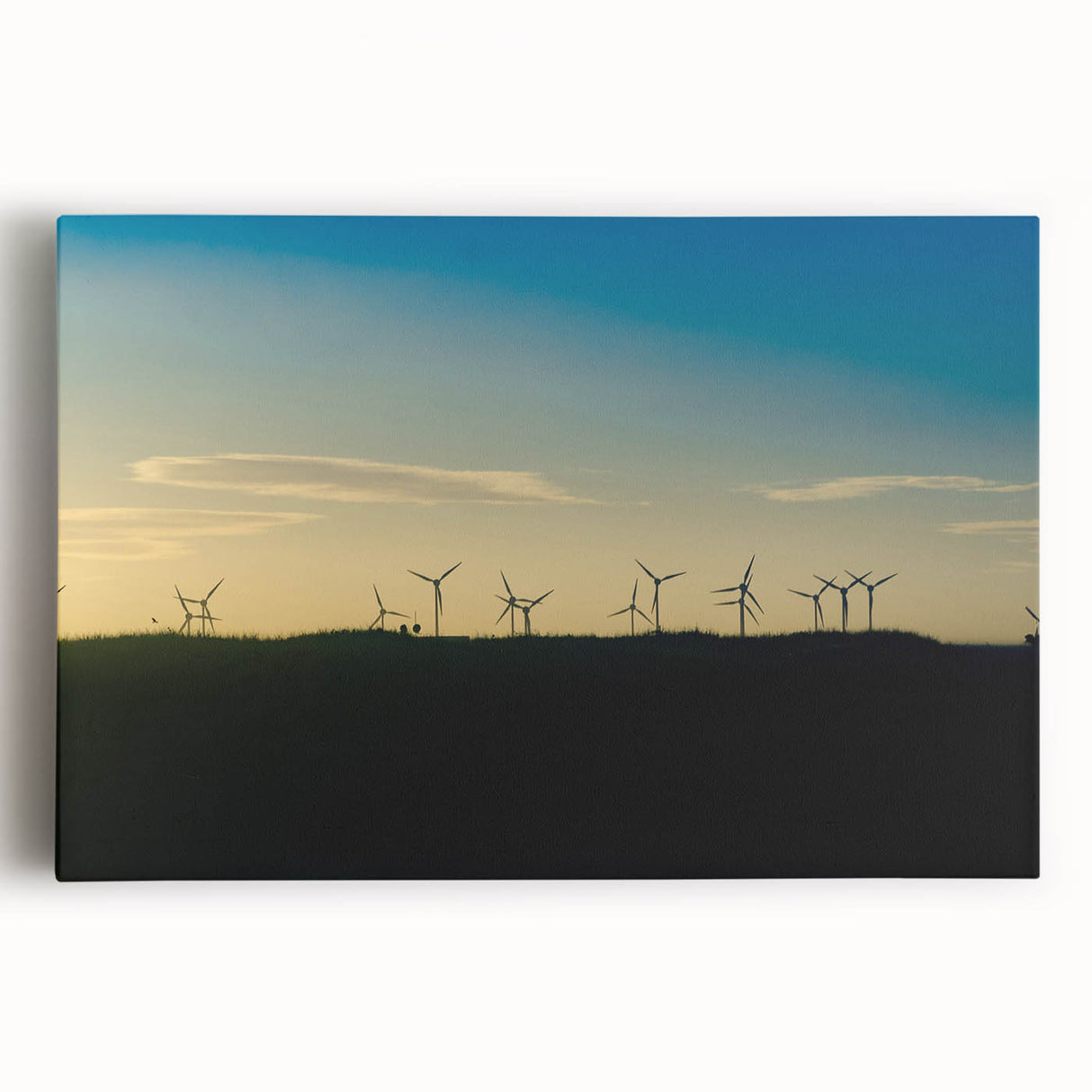 Black and white panoramic photo of a Brazilian landscape on stretched canvas, suitable as large kitchen art.