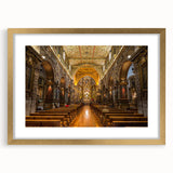 Extra large framed abstract art print featuring textured scenery of South America in muted earth tones.