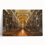 Black and white stretched canvas featuring an expansive South American landscape, ideal for kitchen wall art.