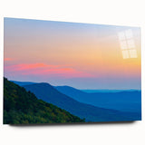 Large abstract wall art depicting Alabama scenery in muted earth tones on acrylic glass.