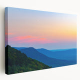 Large canvas print of Alabama scenery in soft pastel shades, suitable for kitchen wall art.