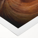 Art deco poster of Coyote Buttes in Arizona, featuring pastel shades on rolled canvas, suitable for dining room wall art.