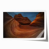 Extra large rolled print of Coyote Buttes in Arizona, featuring earth tones, ideal for art wall dining room.