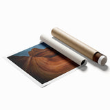 Extra large rolled print of Coyote Buttes in Arizona, featuring earthy red and orange tones.