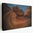 Large canvas print of Arizona's Coyote Buttes in soft earth tones, suitable for kitchen wall art.