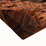 Black and white landscape art painting of Horseshoe Bend on stretched canvas, ideal for bedroom wall art.